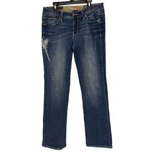 ADITKD Distressed Boot Cut Mid-Rise Jeans Women’s 6/29